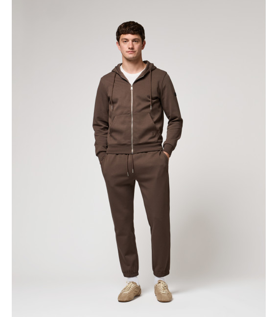 Joggers con logo ricamato