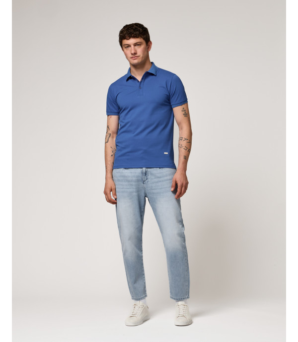 Polo in piquet con logo