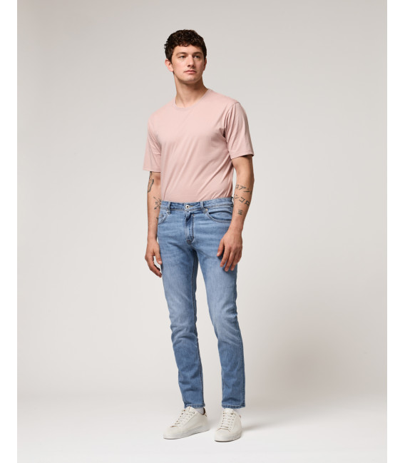 Jeans BRUCE regular fit con strappi dark wash