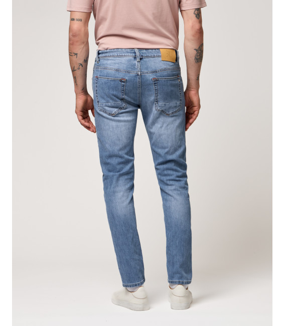 Jeans BRUCE regular fit con strappi dark wash