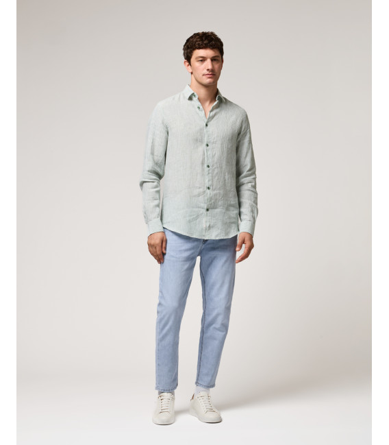 Jeans MIKE95 carrot fit con graffi medium wash