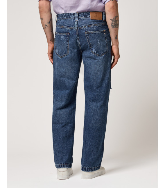 MAX WIDE FIT 107 jeans dark blue wash