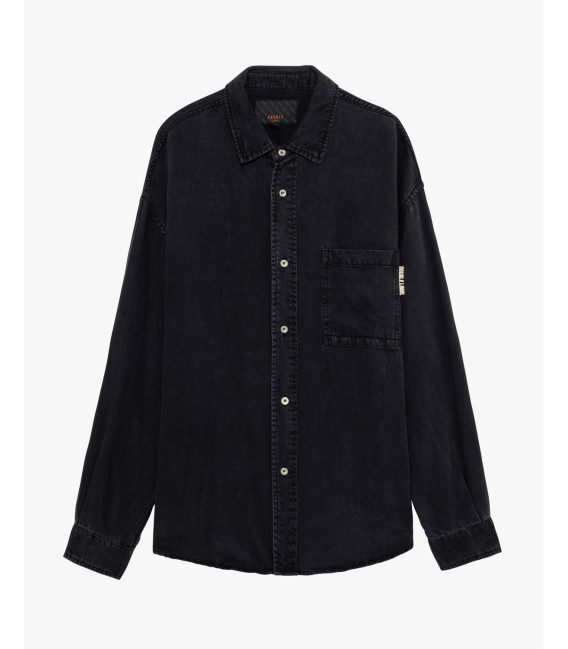 Camicia in denim lavato