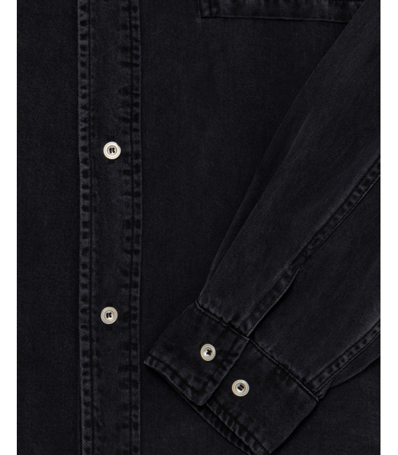 Camicia in denim lavato