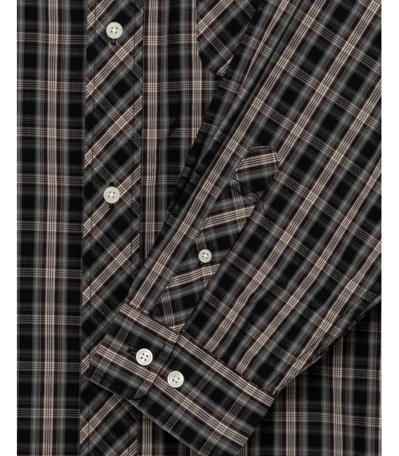 Camicia a quadri con tasca