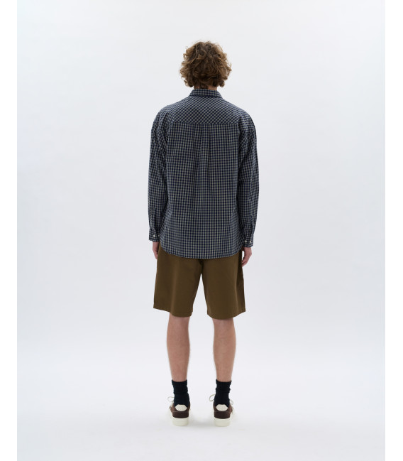 Camicia a quadri con tasca