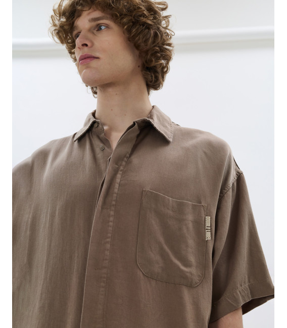 Camicia a maniche corte con tasca