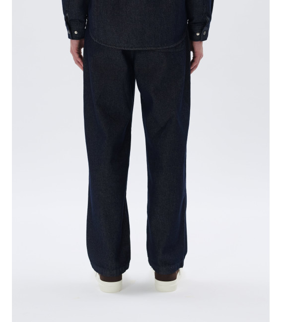 Pantalone in denim con coulisse