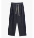 Pantalone in denim con coulisse