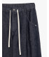 Pantalone in denim con coulisse