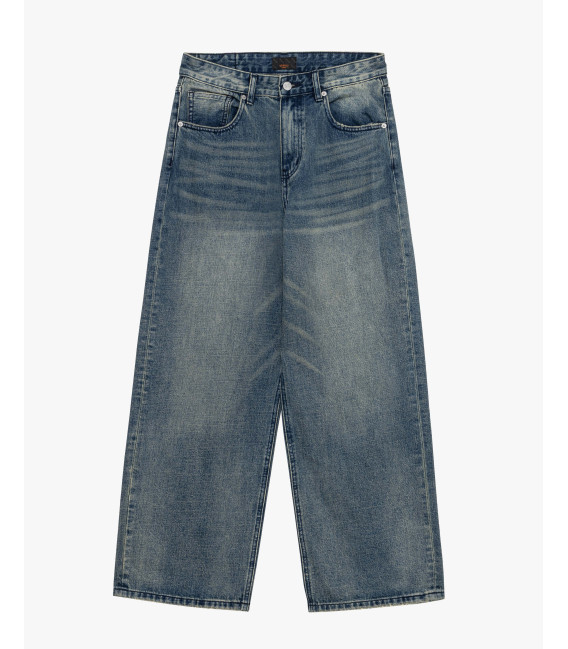 Jeans wide leg lavaggio vintage