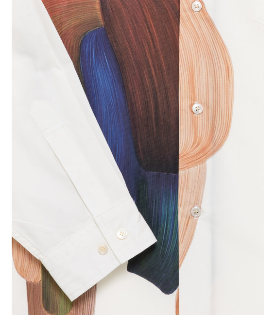 Camicia con stampa grafica