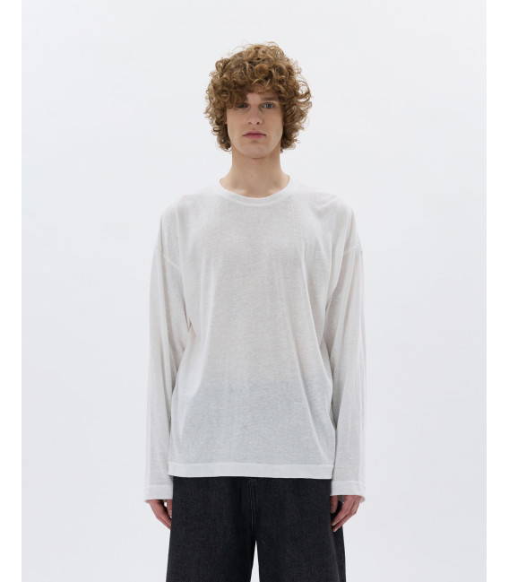 Long sleeve crewneck T-shirt