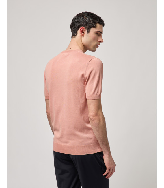 T-shirt in maglia muscle fit