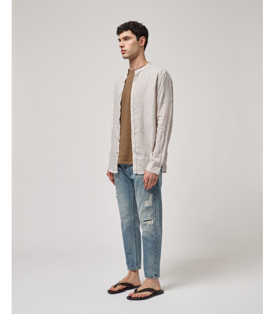 Extra-fine cotton t-shirt with pocket