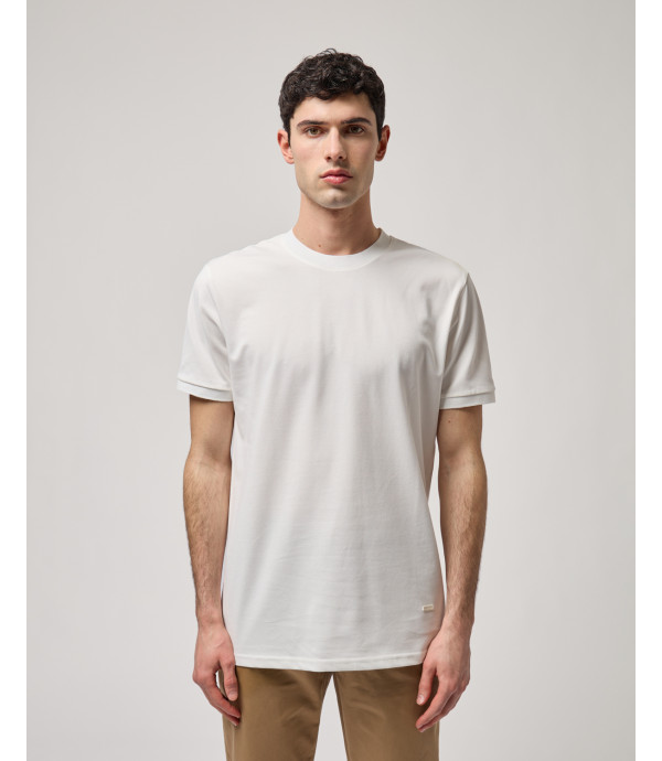 T-shirt girocollo in pique