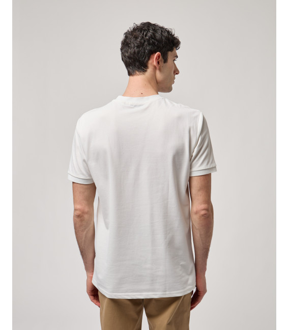 T-shirt girocollo in pique