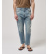 Jeans COOPER carrot fit con lavaggio used e dettagli destroyed