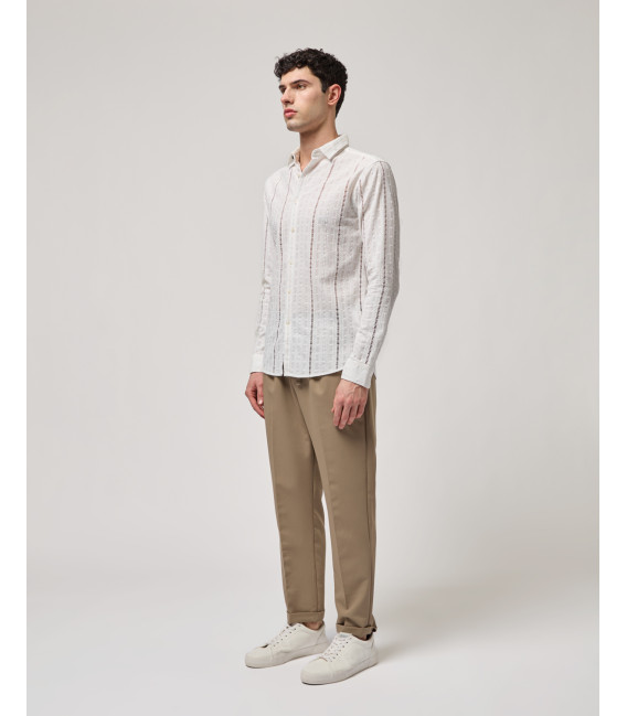 Shirt in broderie anglaise