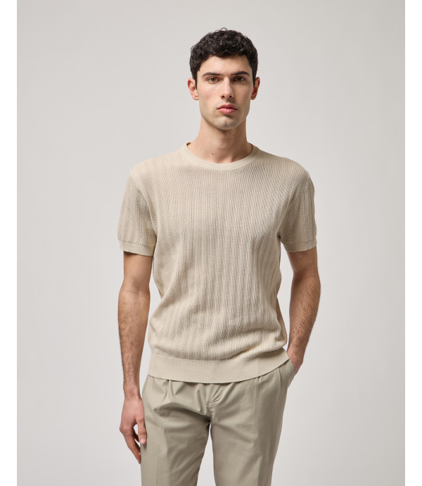 T-shirt in maglia a manica corta