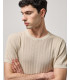 Knitted short-sleeve T-shirt