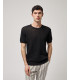 Knitted short-sleeve T-shirt