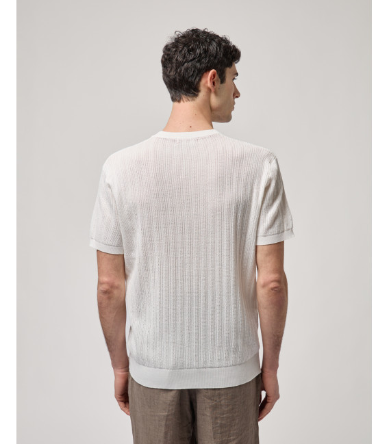 T-shirt in maglia a manica corta