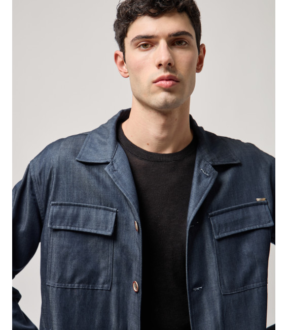 Overshirt with pockets