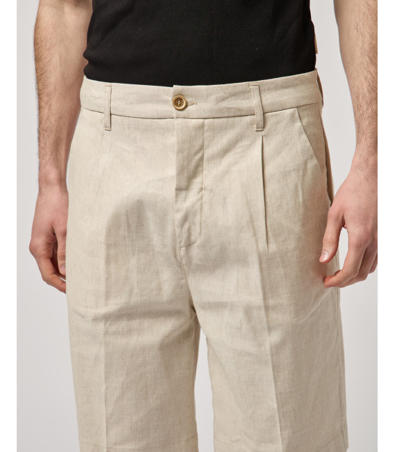 Bermuda in misto lino