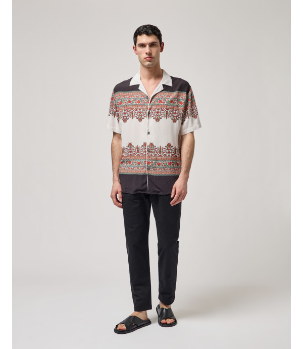 Short-sleeve shirt with all-over print