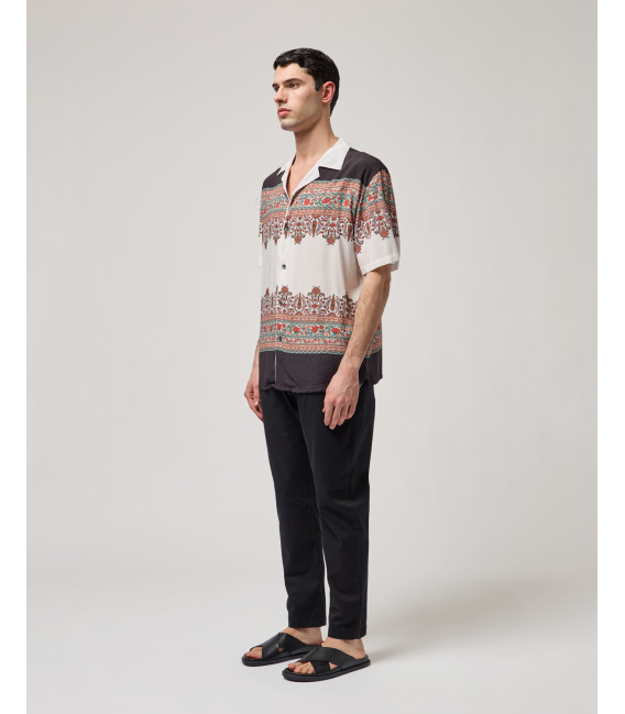 Short-sleeve shirt with all-over print
