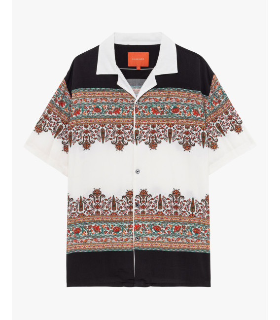 Short-sleeve shirt with all-over print
