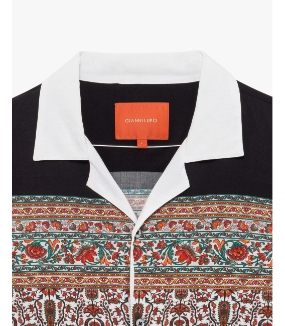 Short-sleeve shirt with all-over print