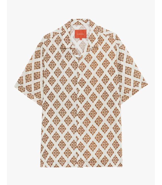 Short-sleeve shirt with all-over print