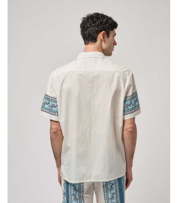 Short-sleeve shirt with all-over print