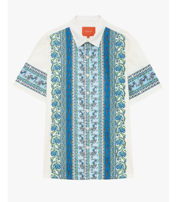 Short-sleeve shirt with all-over print