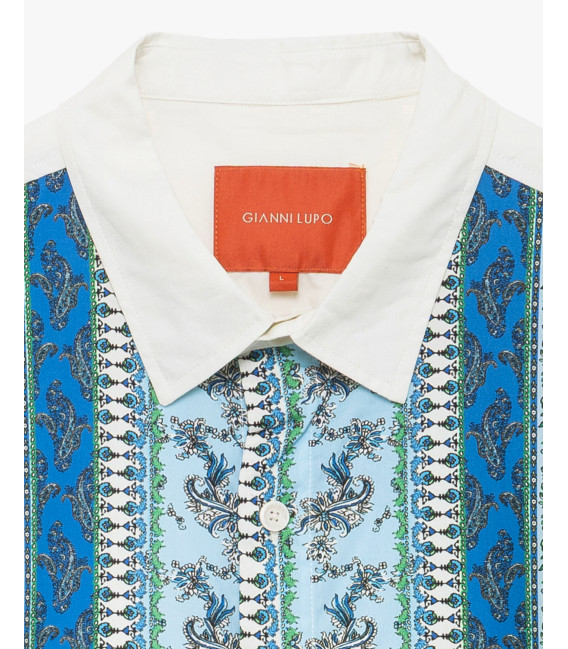 Short-sleeve shirt with all-over print