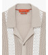 Openwork knit shirt