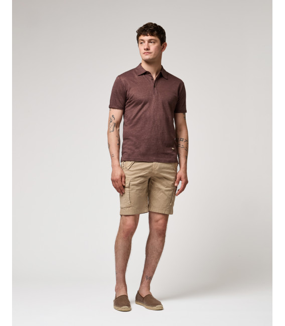 Regular fit bermuda cargo trousers