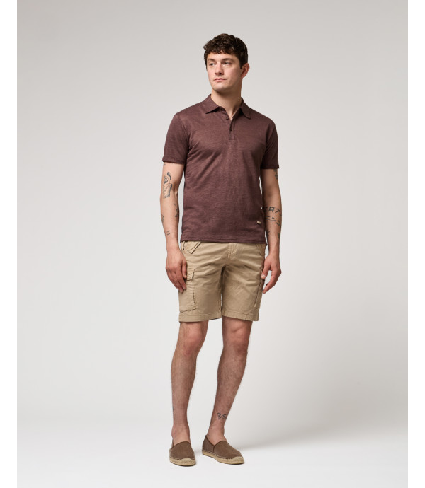 Regular fit bermuda cargo trousers