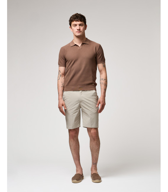 Tech fabric bermuda shorts