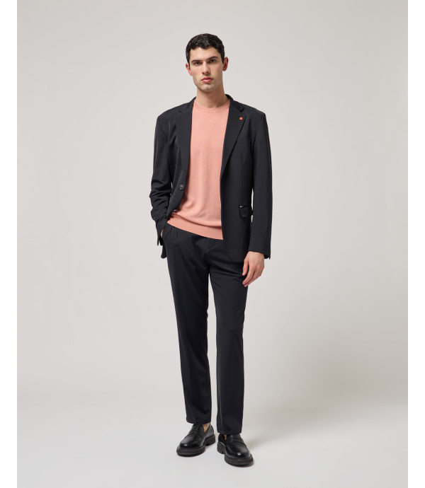 Nylon super-stretch tailored trousers