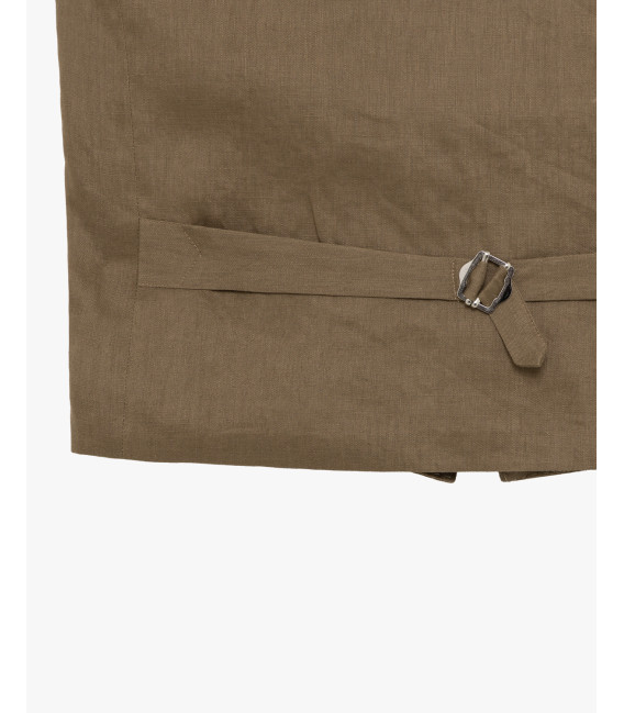 Gilet da abito in lino