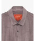 Crumpled-fabric shirt