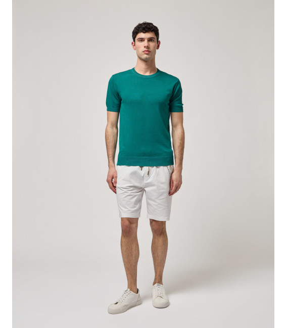 T-shirt in maglia muscle fit