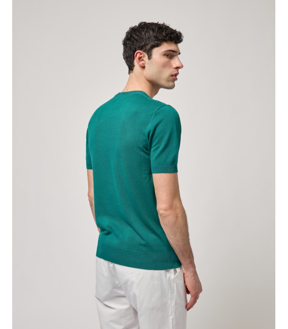T-shirt in maglia muscle fit