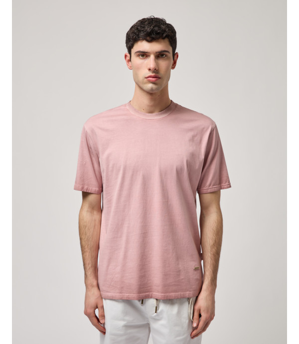 T-shirt girocollo tinto freddo