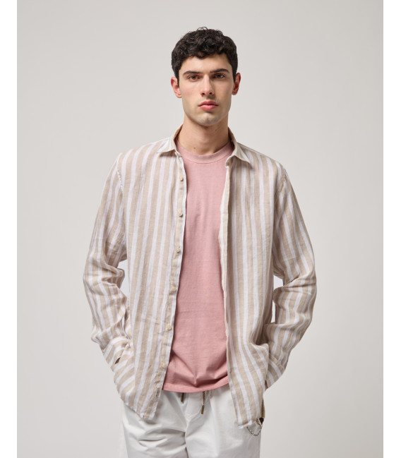 Striped linen shirt