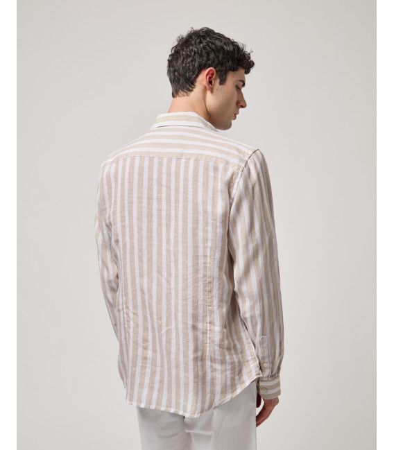 Striped linen shirt