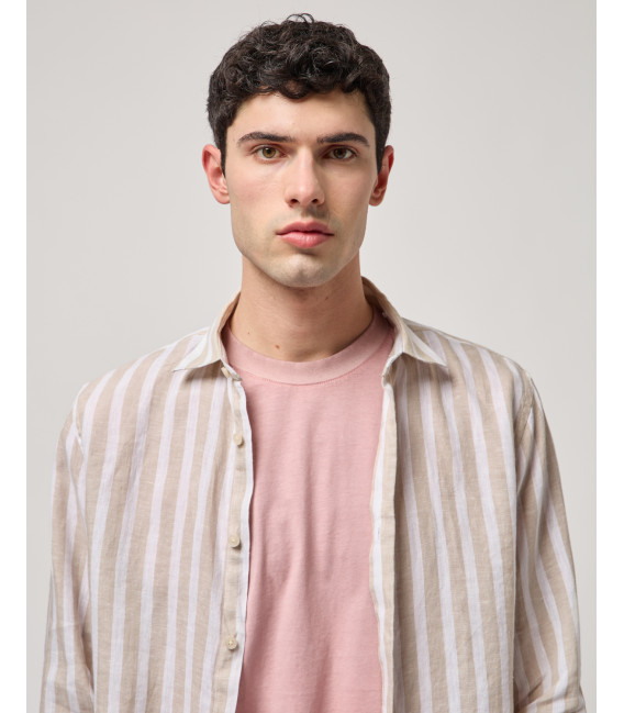 Striped linen shirt